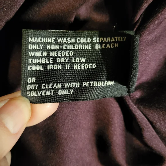 London Fog Eggplant Purple Trench Coat With Belt Tie And Removable Hood - Picture 3 of 12